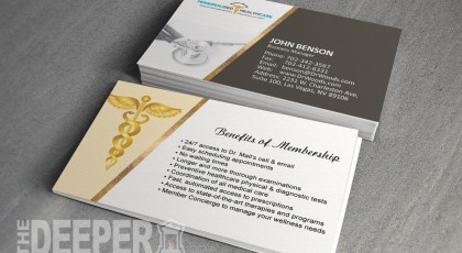 Medical Marketing | Professional Business Card Design Medical Doctor Las Vegas